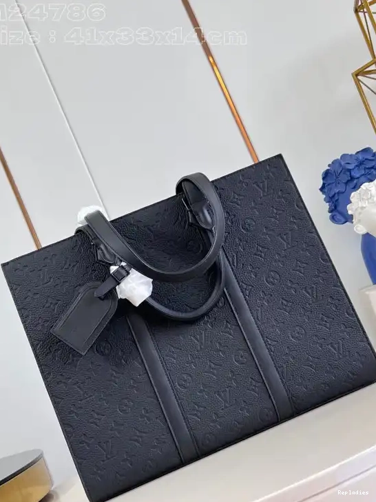 Repzbay 24H-41*33*14CM VUITTON LOUIS Plat Sac 0606
